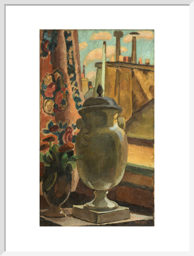 Still Life at a Window (art print, large, white)