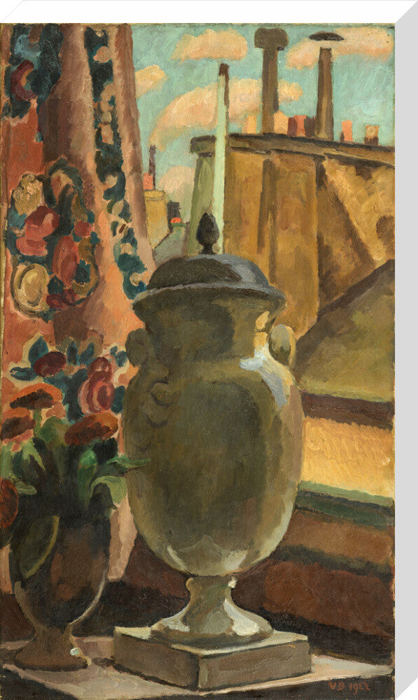 Still Life at a Window (stretched canvas, large, unframed)