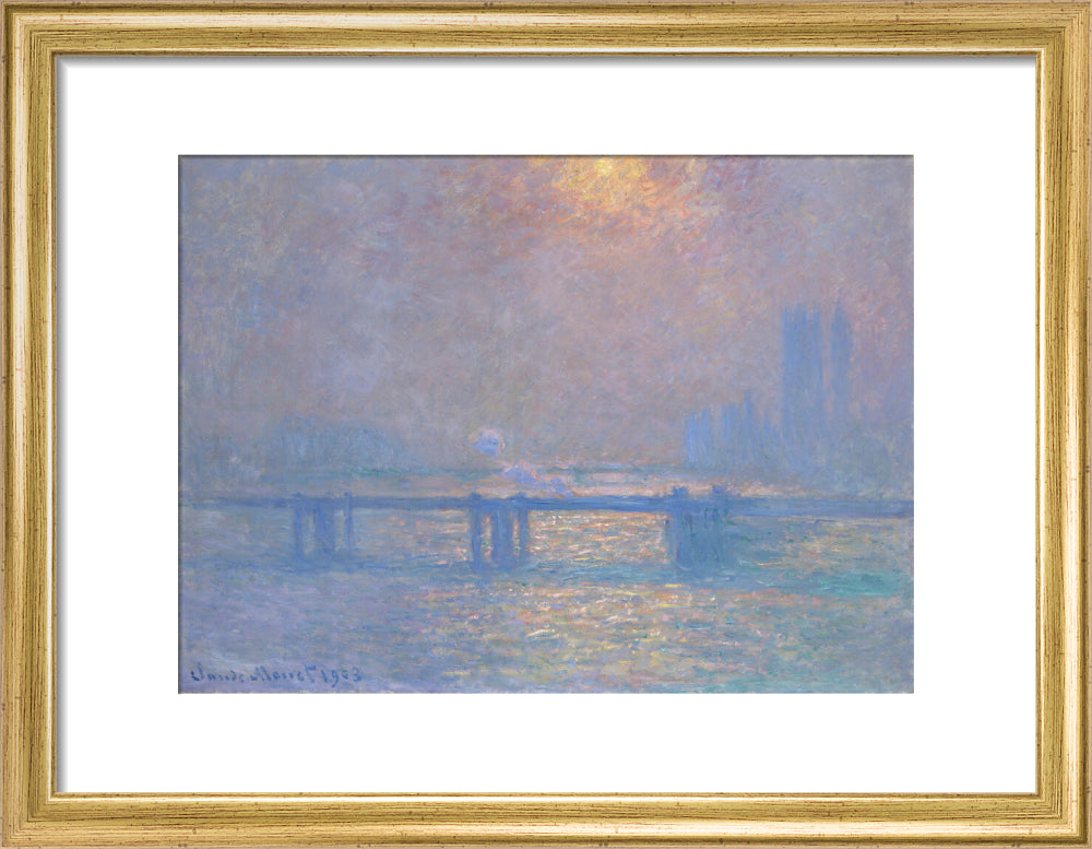 Charing Cross Bridge. The Thames