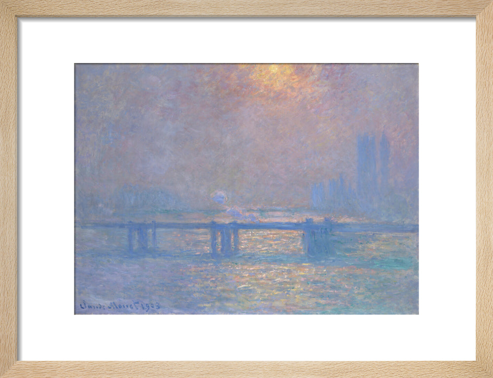 Charing Cross Bridge. The Thames