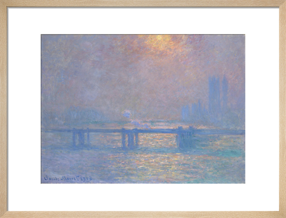 Charing Cross Bridge. The Thames