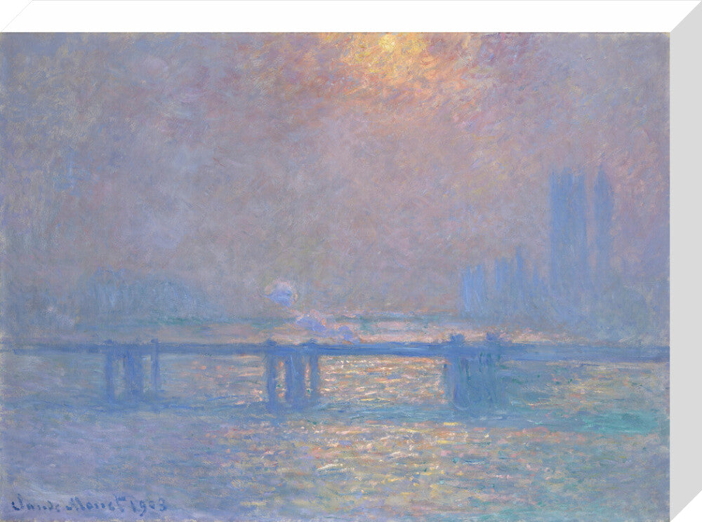 Charing Cross Bridge. The Thames