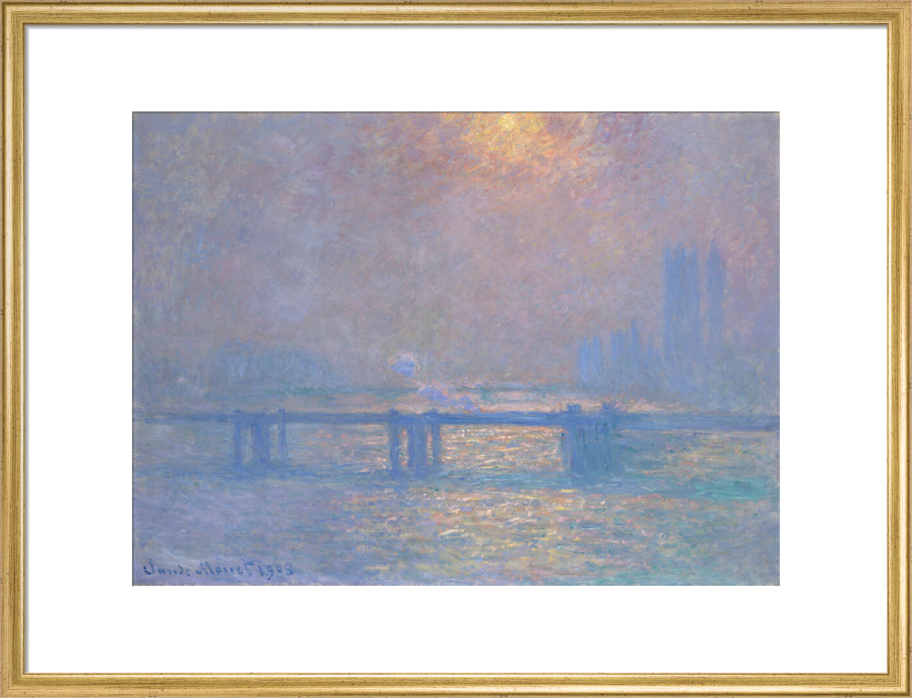 Charing Cross Bridge. The Thames