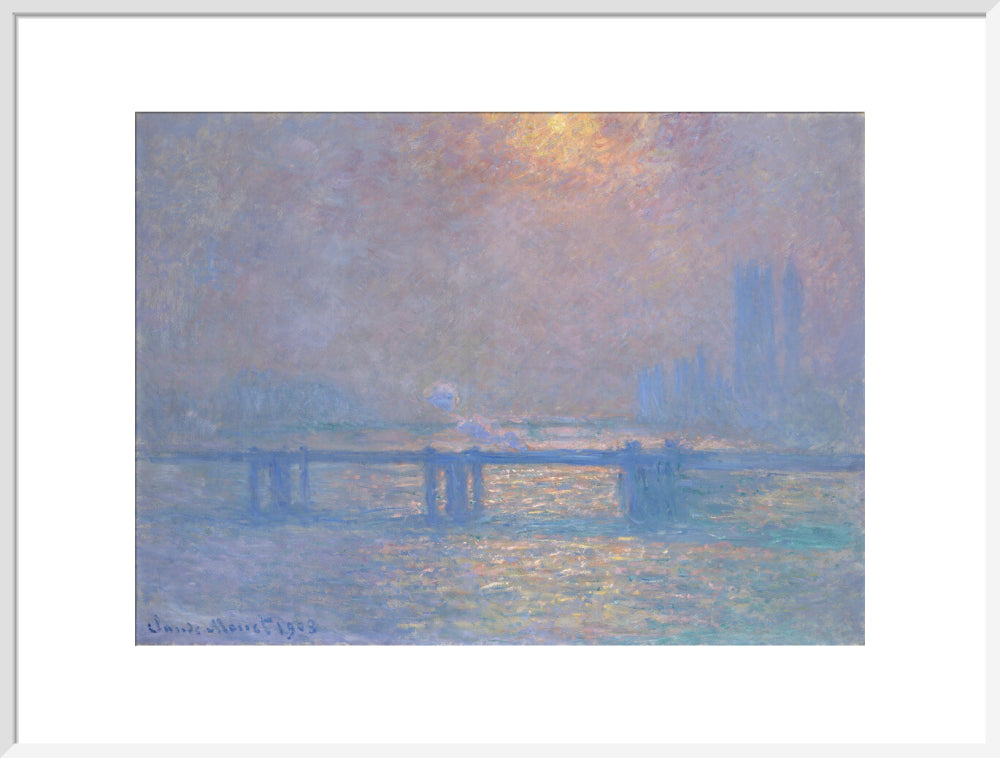 Charing Cross Bridge. The Thames