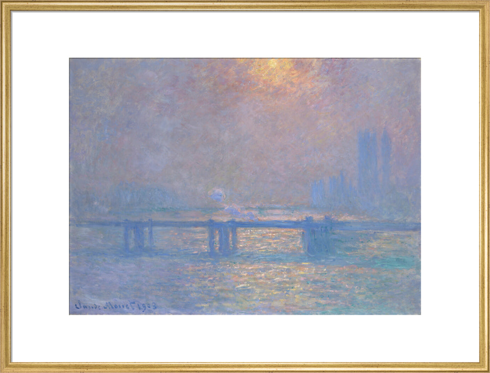 Charing Cross Bridge. The Thames