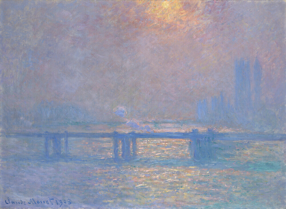 Charing Cross Bridge. The Thames
