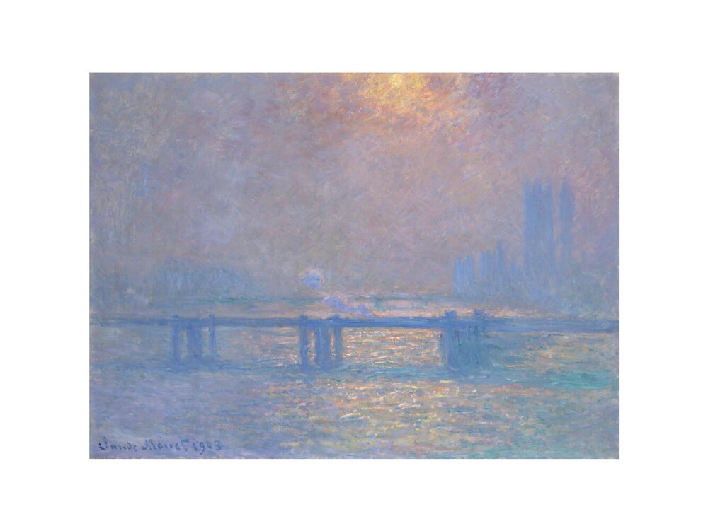 Charing Cross Bridge. The Thames