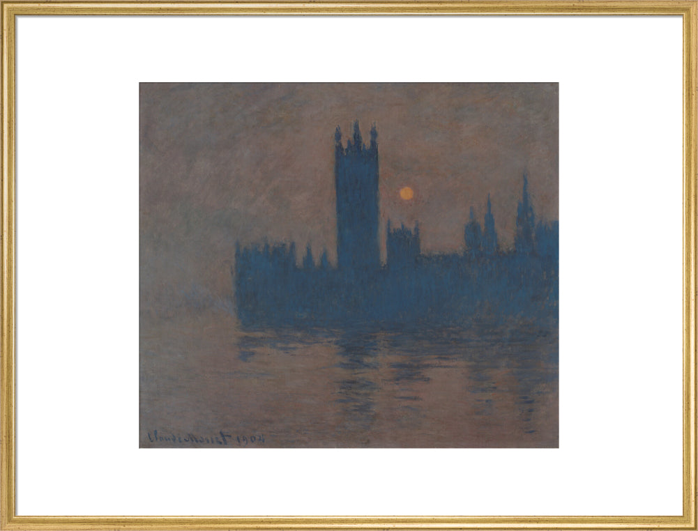 The Houses of Parliament. Sunset