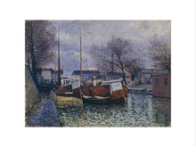 Load image into Gallery viewer, Barges on the Saint-Martin Canal, 1870
