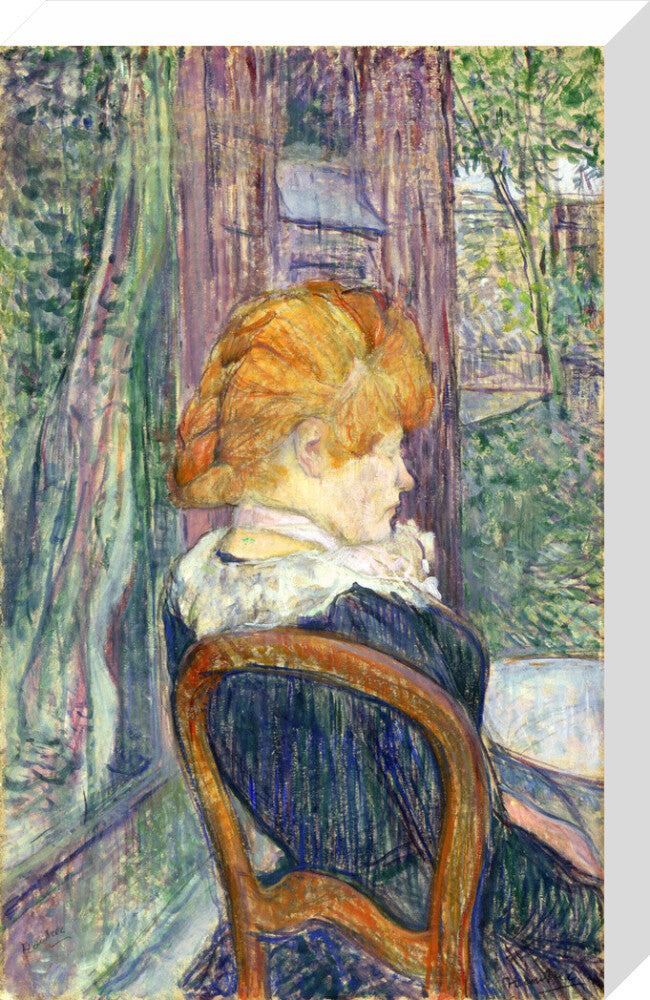 A Woman Seated in a Garden