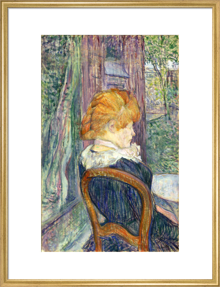 A Woman Seated in a Garden