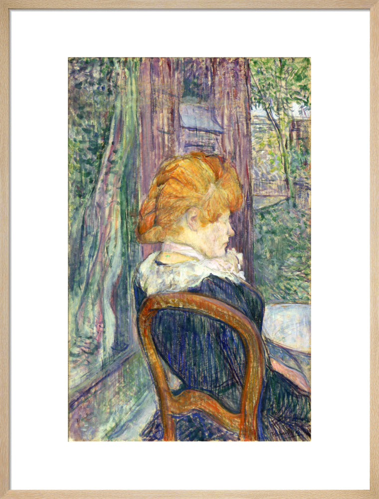 A Woman Seated in a Garden