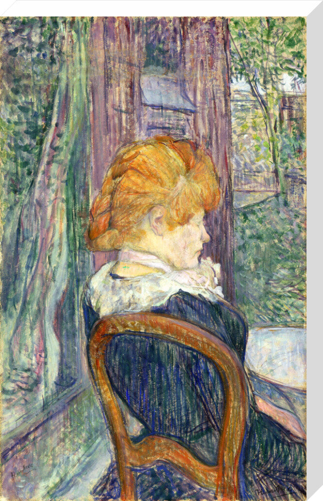 A Woman Seated in a Garden