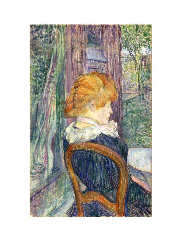 A Woman Seated in a Garden