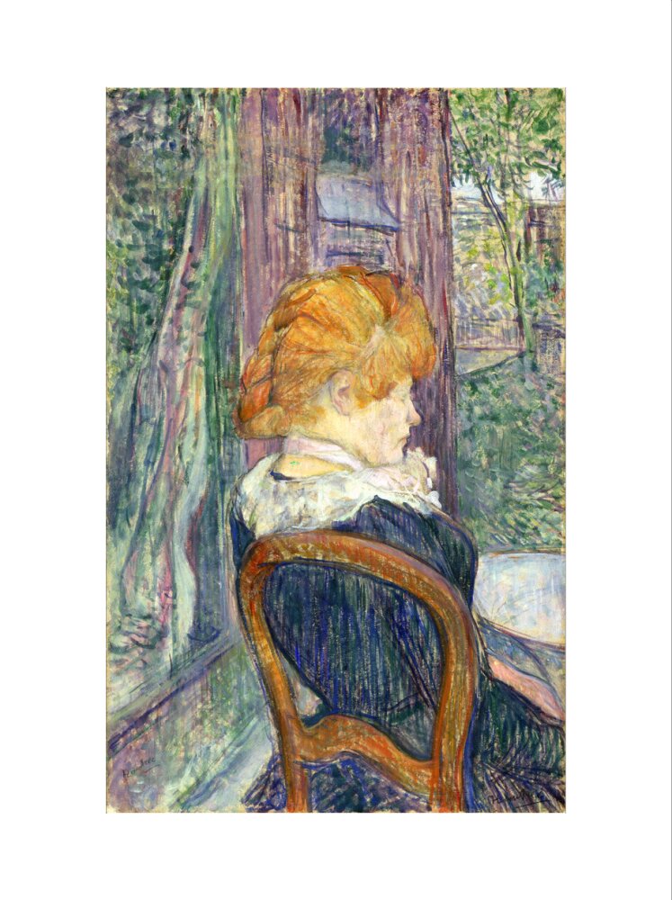 A Woman Seated in a Garden