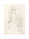 Seated Woman (art print, small, unframed)