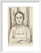 Load image into Gallery viewer, A Woman with her arms on a table
