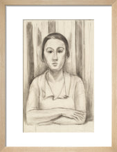 Load image into Gallery viewer, A Woman with her arms on a table
