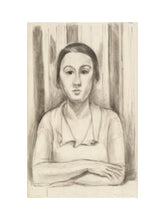 Load image into Gallery viewer, A Woman with her arms on a table
