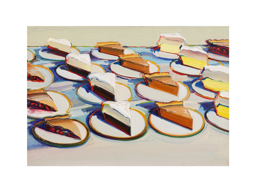 Pie Rows (art print, large, unframed)