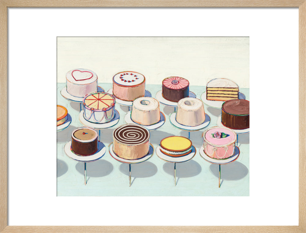 Cakes (art print, medium, natural)