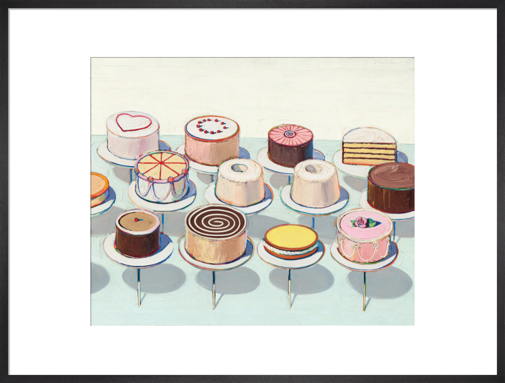 Cakes (art print, extra large, black)