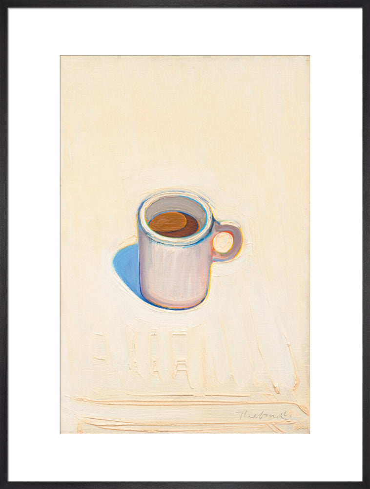 Cup of Coffee (art print, extra large, black)