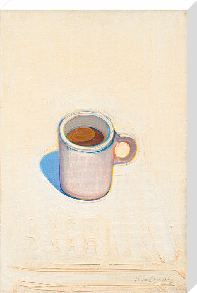Cup of Coffee (stretched canvas, large, unframed)