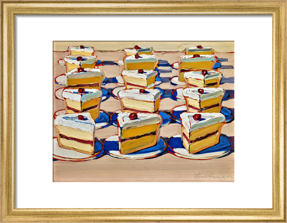 Boston Cremes (art print, small, gold)