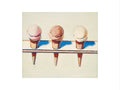 Three Cones (art print, small, unframed)