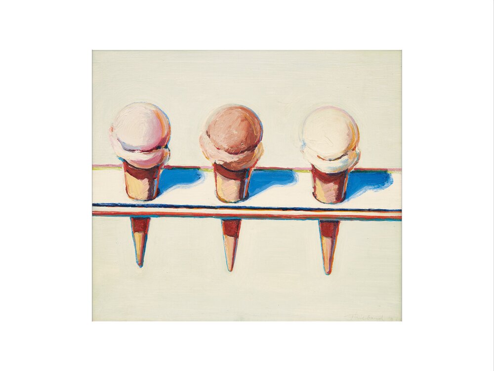 Three Cones (art print, small, unframed)
