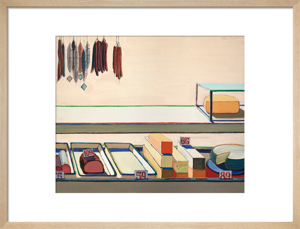 Delicatessen Counter (art print, medium, natural)