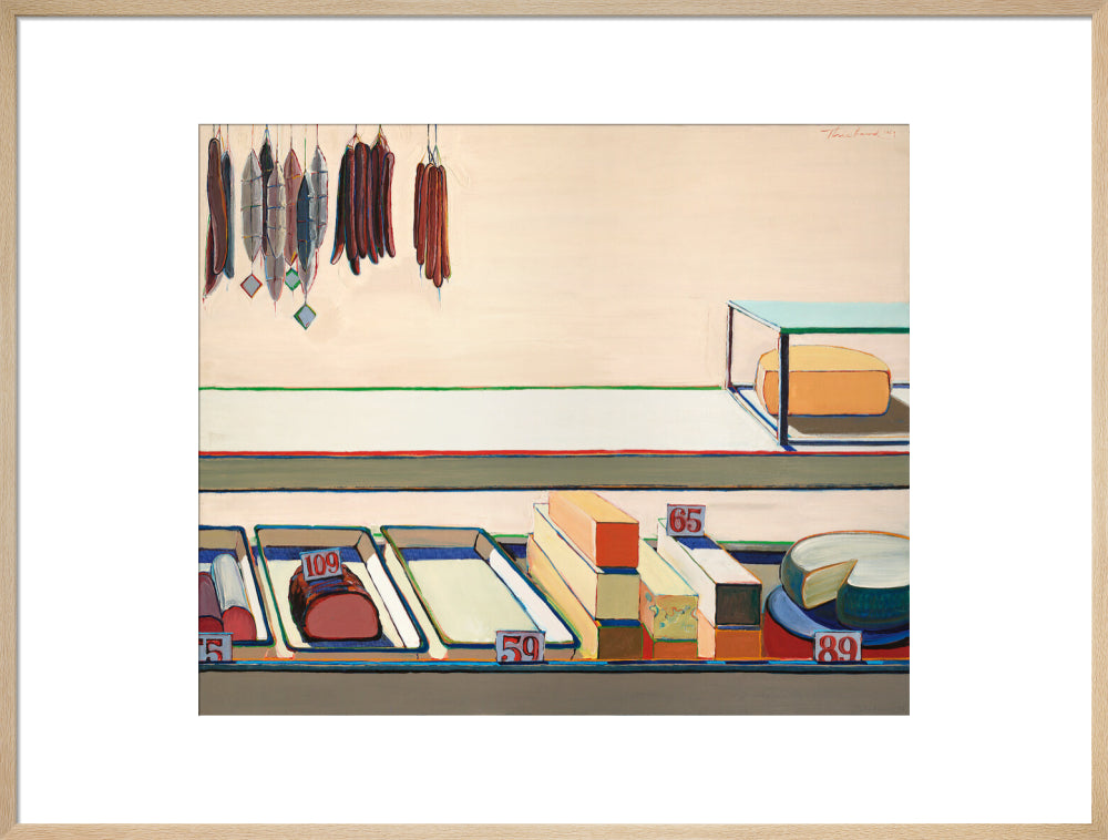 Delicatessen Counter (art print, extra large, natural)