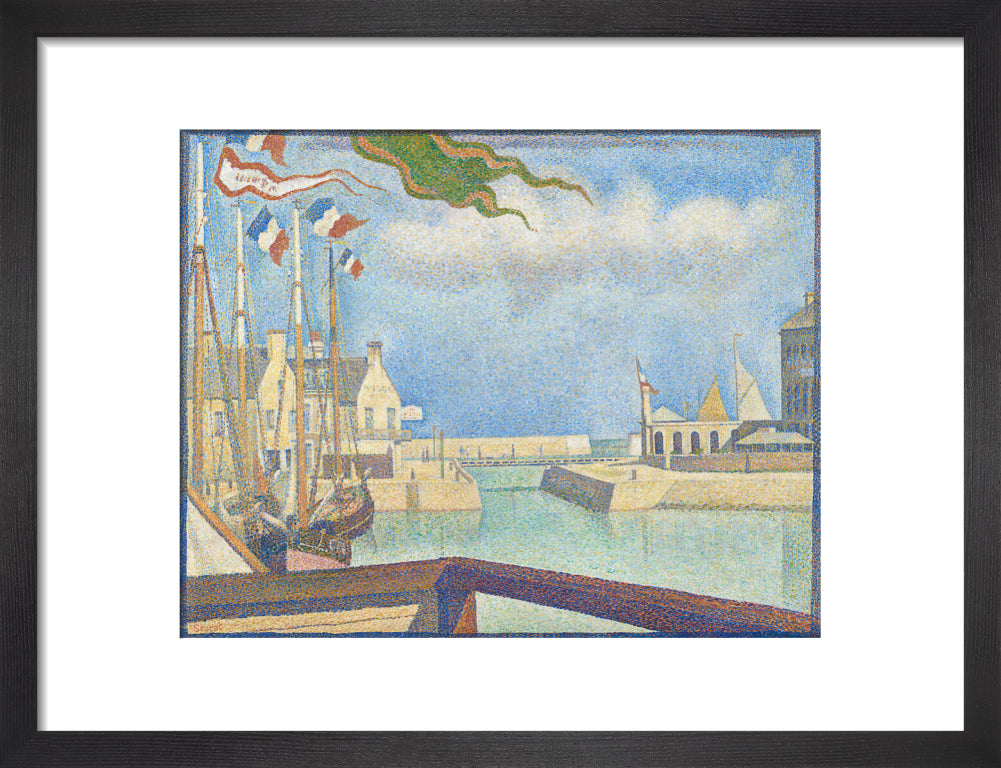 Port-en-Bessin - A Sunday (art print, small, black)