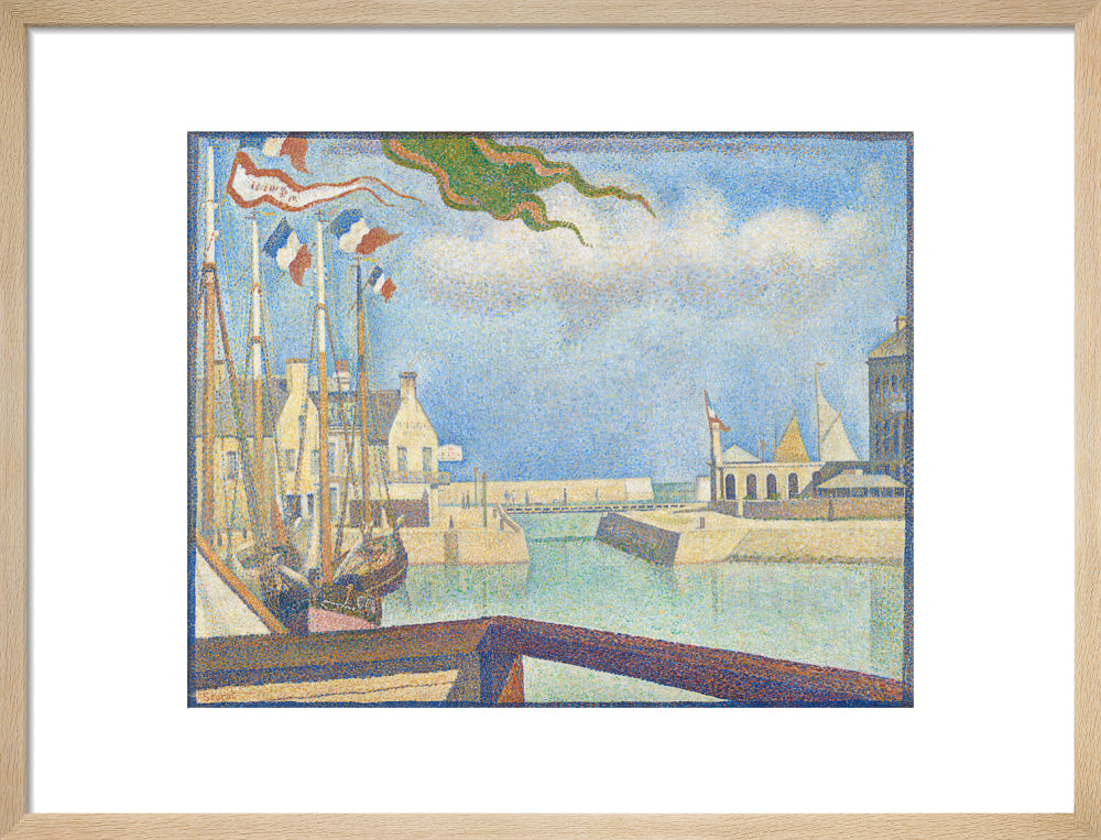 Port-en-Bessin - A Sunday (art print, medium, natural)