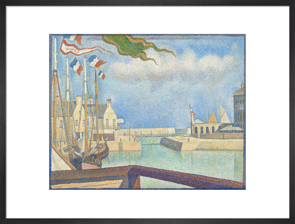 Port-en-Bessin - A Sunday (art print, large, black)