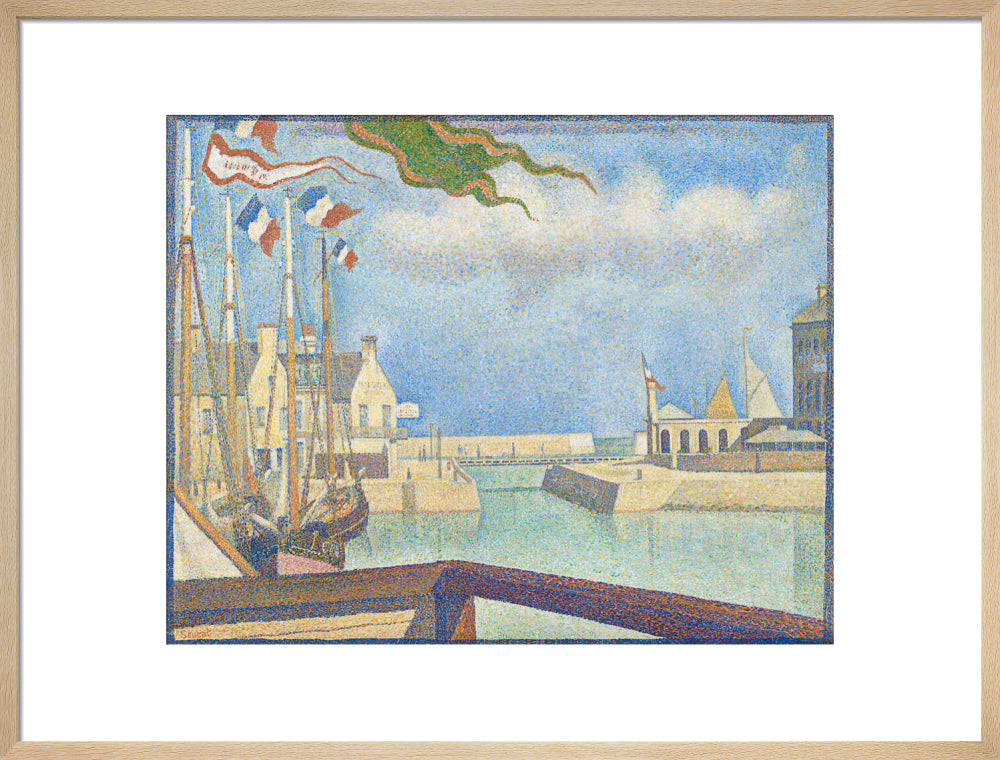 Port-en-Bessin - A Sunday (art print, large, natural)