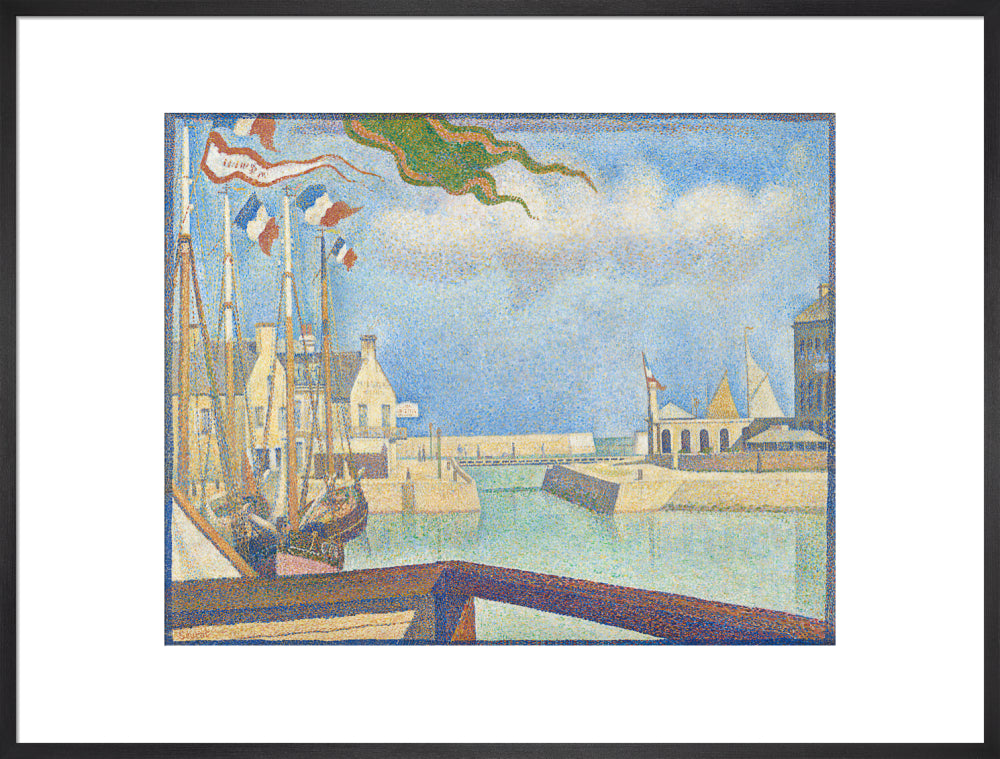 Port-en-Bessin - A Sunday (art print, extra large, black)