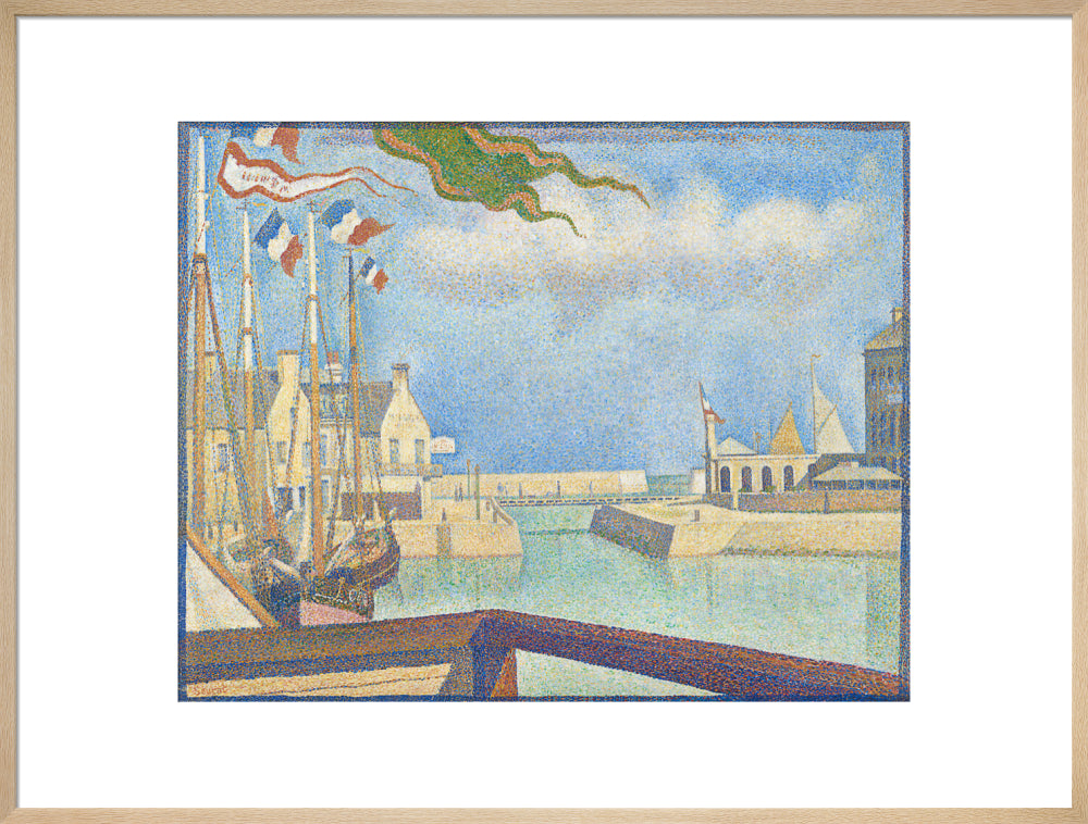 Port-en-Bessin - A Sunday (art print, extra large, natural)