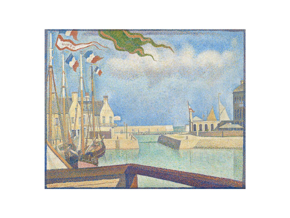 Port-en-Bessin - A Sunday (art print, medium, unframed)
