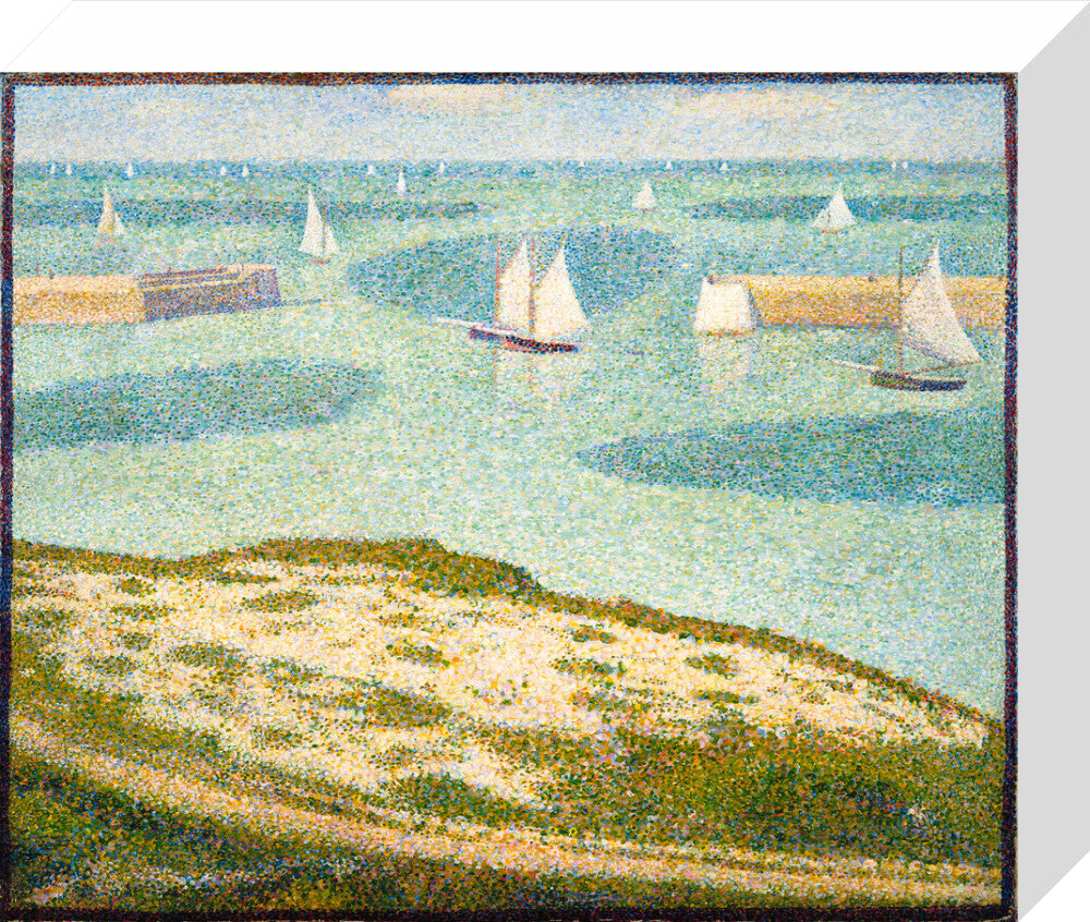 Port-en-Bessin, Entrance to the Outer Harbour (stretched canvas, small, unframed)