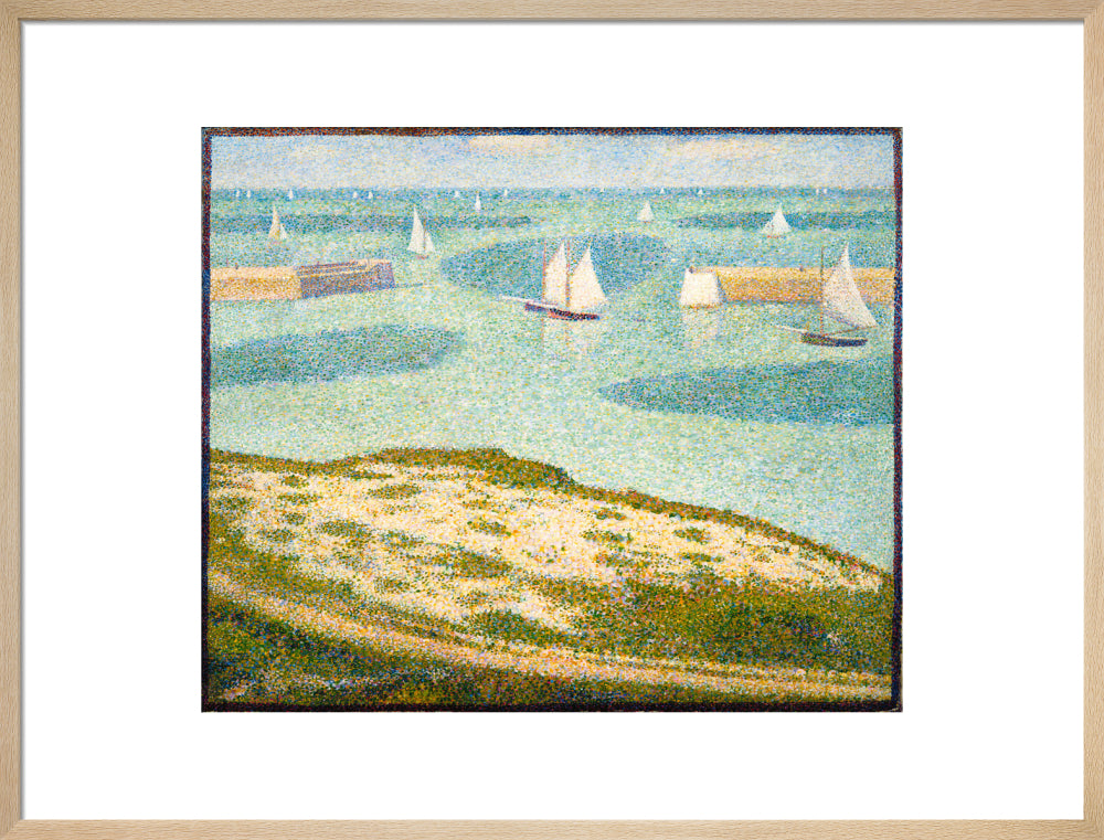 Port-en-Bessin, Entrance to the Outer Harbour (art print, large, natural)