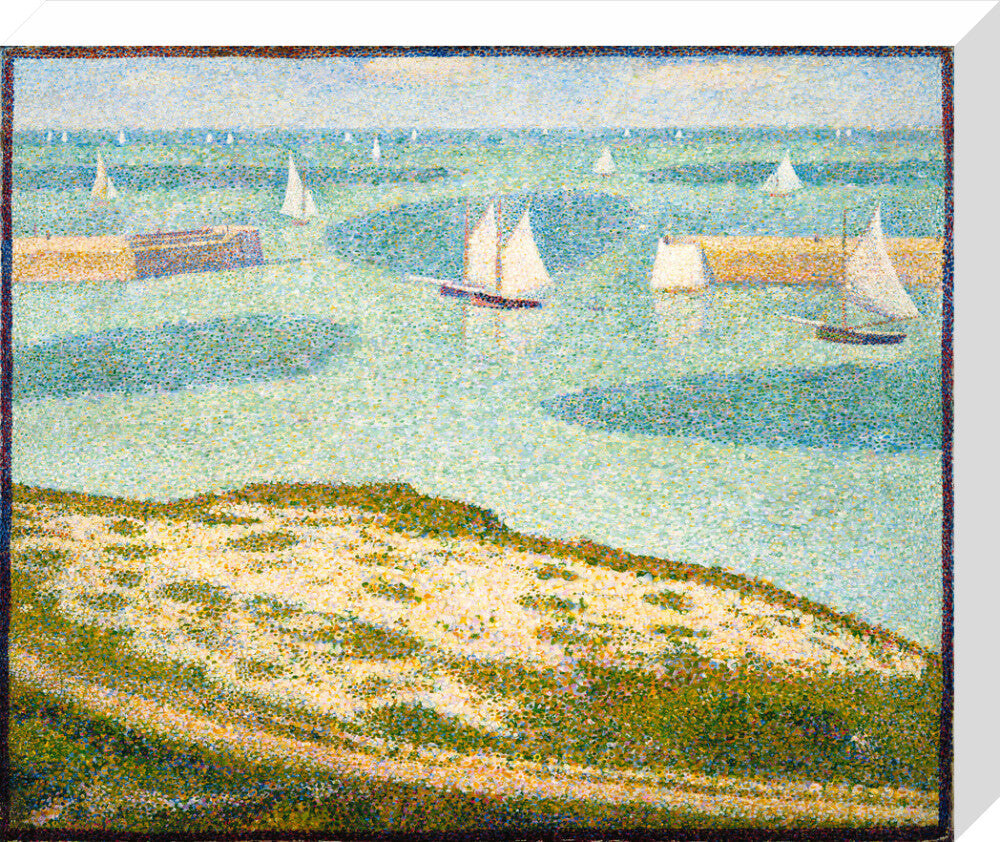 Port-en-Bessin, Entrance to the Outer Harbour (stretched canvas, medium, unframed)