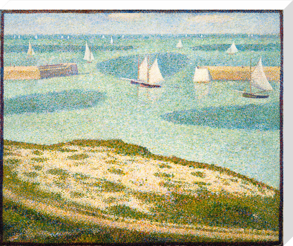 Port-en-Bessin, Entrance to the Outer Harbour (stretched canvas, large, unframed)