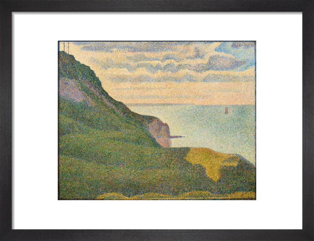 The Semaphores and the Cliff (art print, small, black)