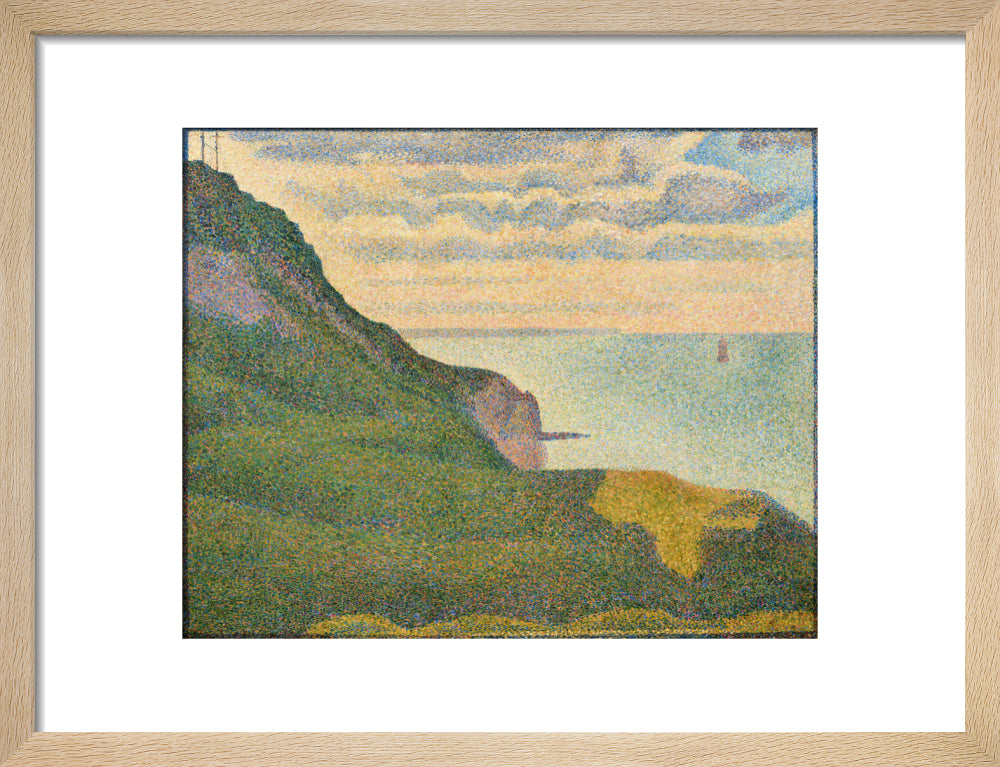 The Semaphores and the Cliff (art print, small, natural)