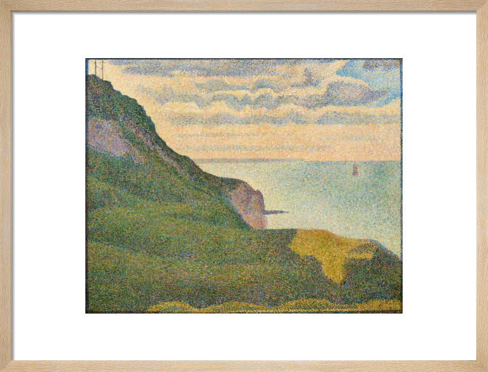 The Semaphores and the Cliff (art print, medium, natural)