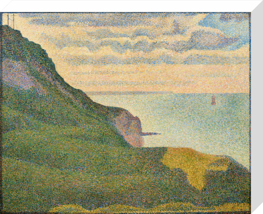The Semaphores and the Cliff (stretched canvas, medium, unframed)