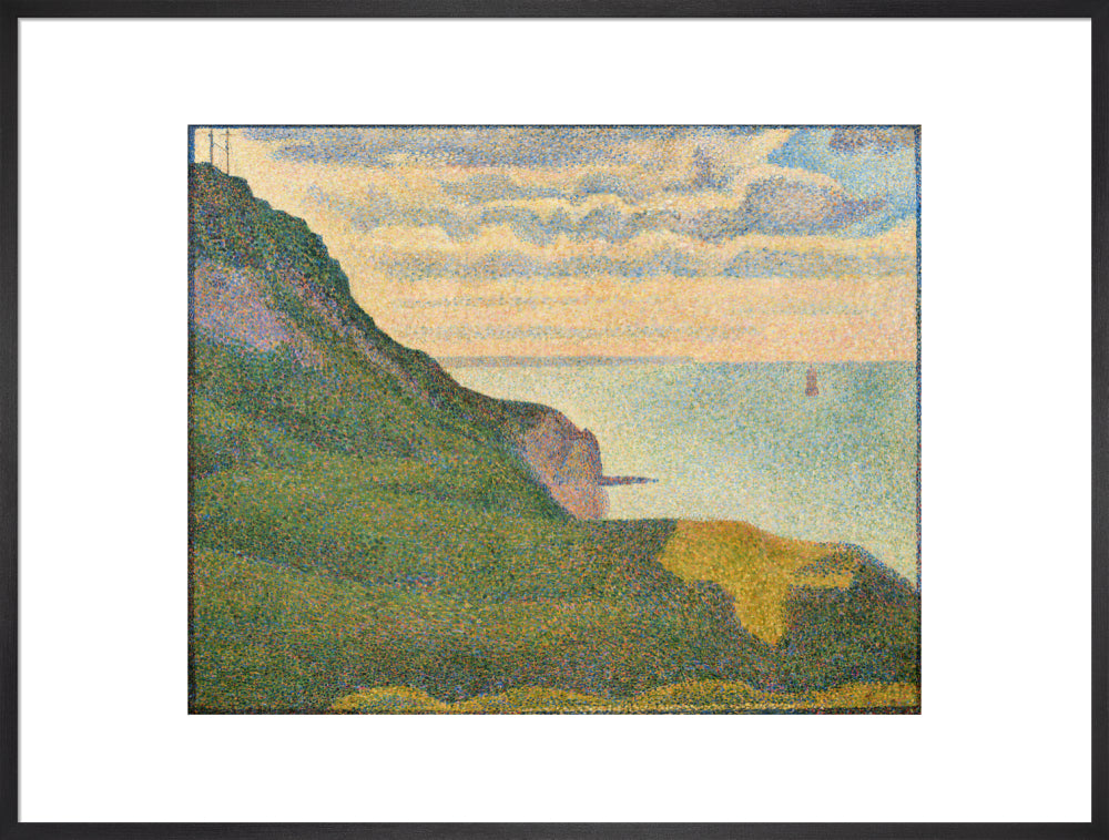 The Semaphores and the Cliff (art print, extra large, black)