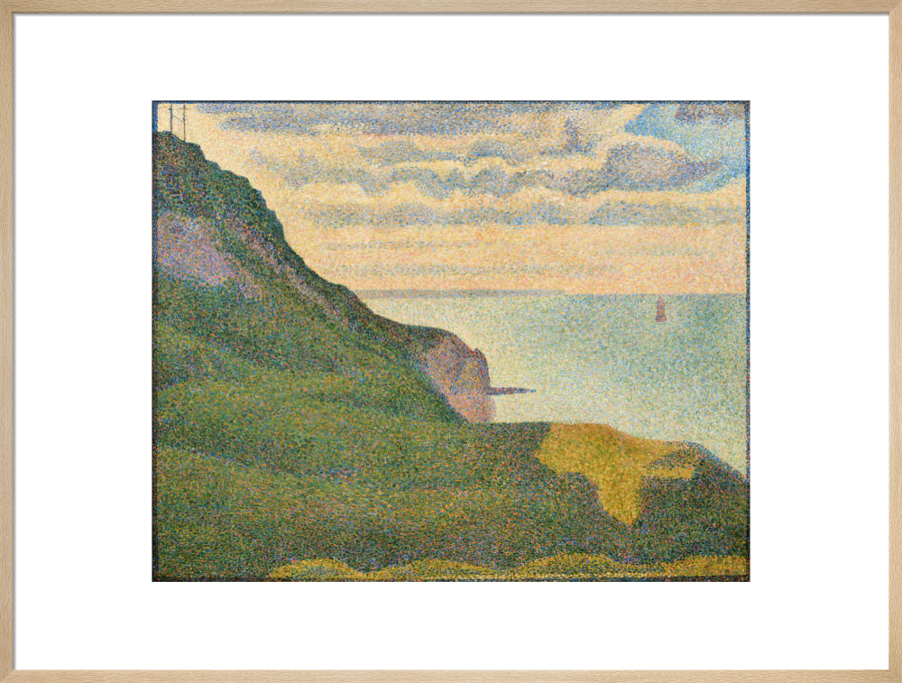The Semaphores and the Cliff (art print, extra large, natural)